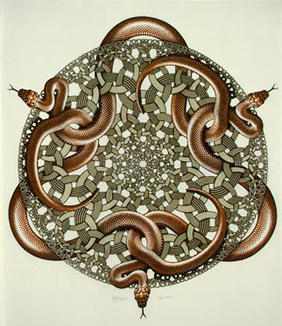 Escher snakes
